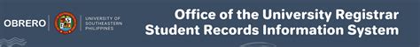usep obrero address|Student Record Information System.
